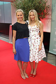 Jessica Böhrs, Michelle Monballjn beim 19. Agenturen-Sommerfest im H'Ugo's (©Foto:Martin Schmitz)